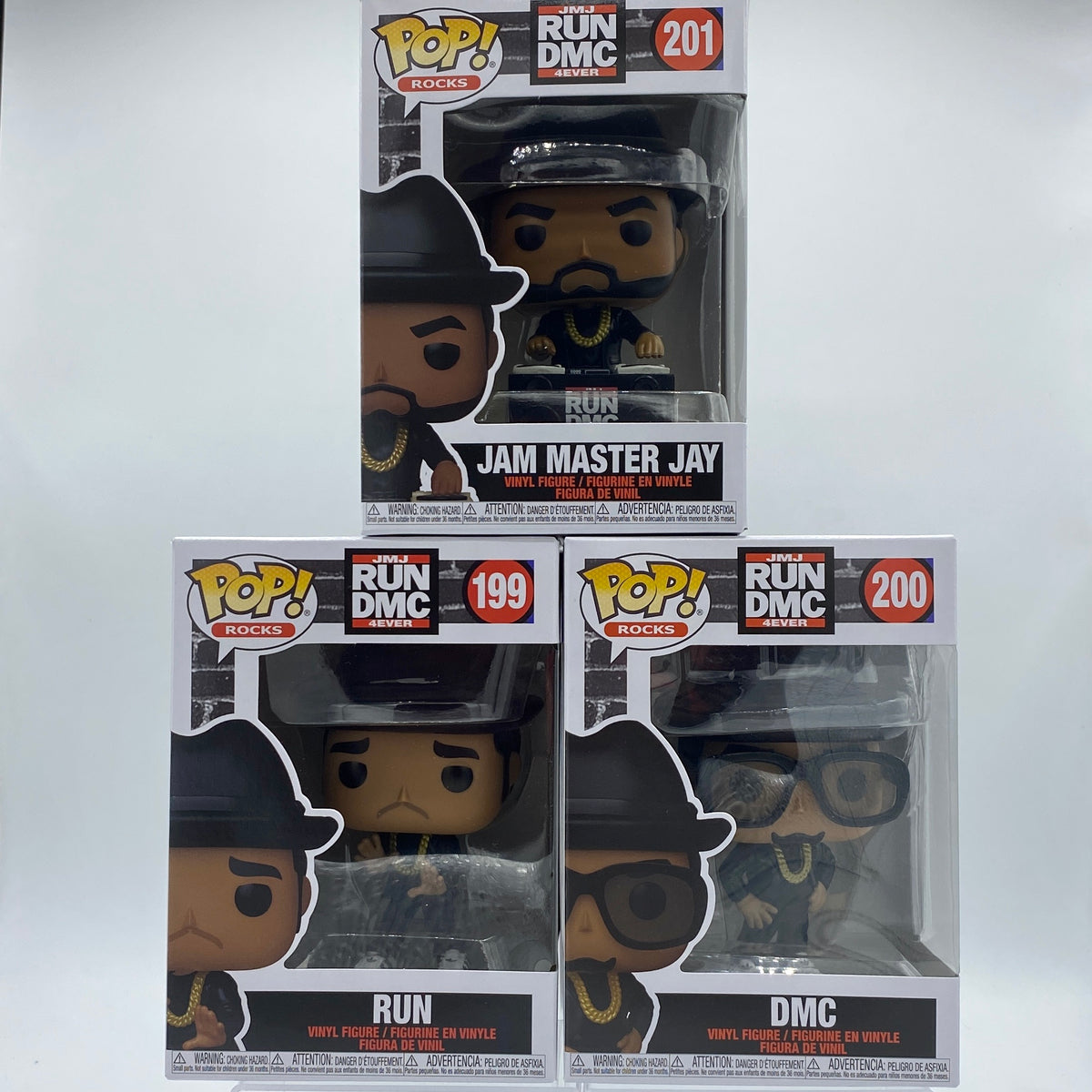 Funko Pop! - Run Dmc Complete Set #199 #200 #201 – Cultural Courtesy