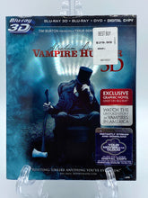 Load image into Gallery viewer, Abraham Lincoln: Vampire Hunter (Blu-Ray 3D/Blu-Ray/DVD/Digital Copy)
